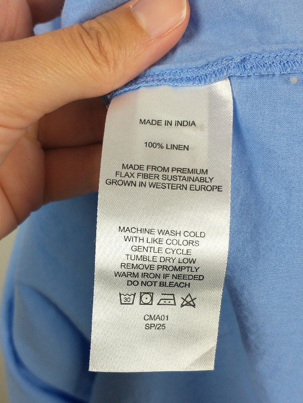 Quince Light Blue Maxi Dress - Picture 10 of 13